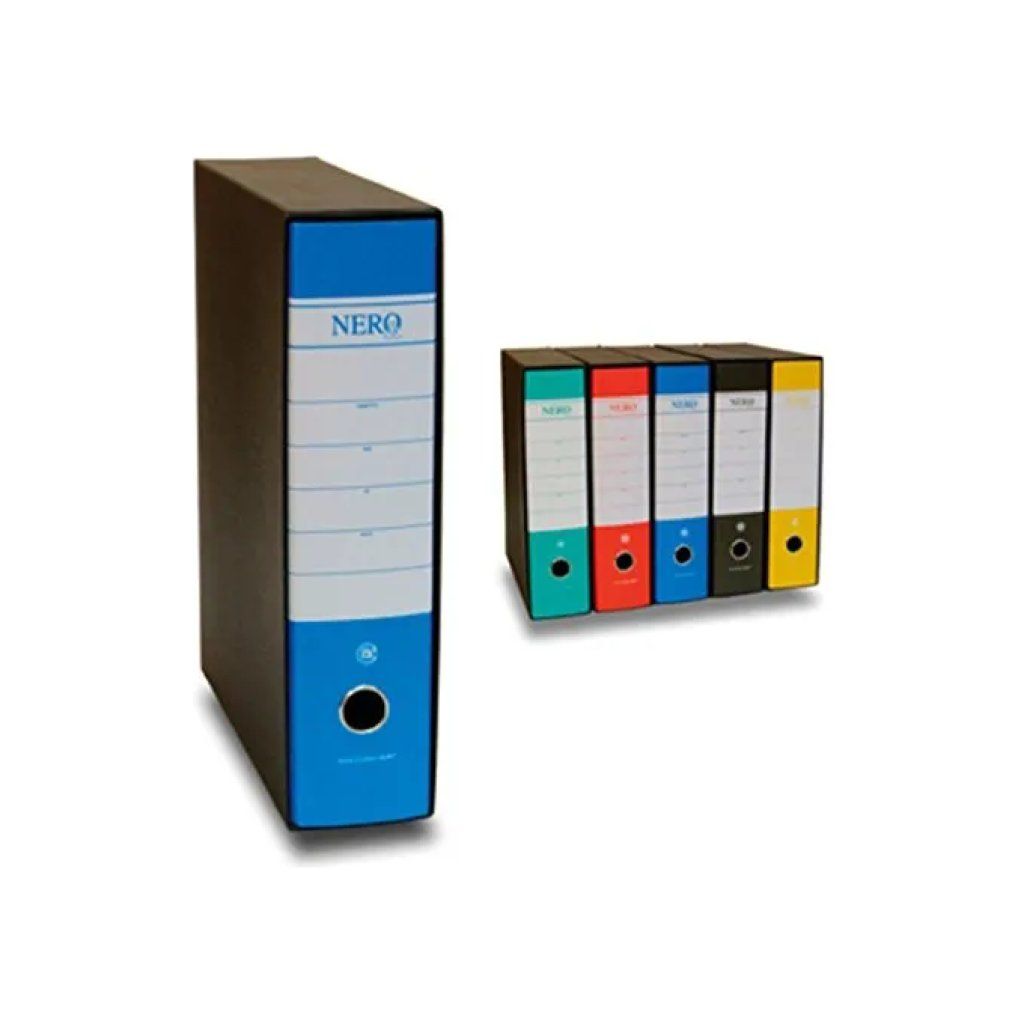 Brefiocart Raccoglitore a Leva A4 Blu, Dorso 8 cm