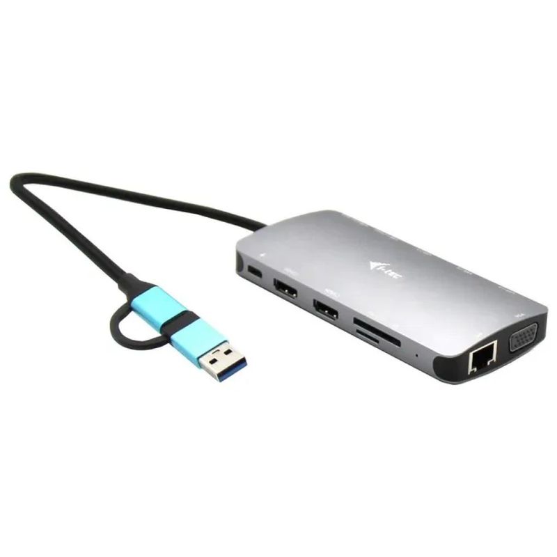 I-tec CANANOTDOCKPD Docking Station USB-C/Thunderbolt 3, 3 video, LAN, Power Delivery 100 W