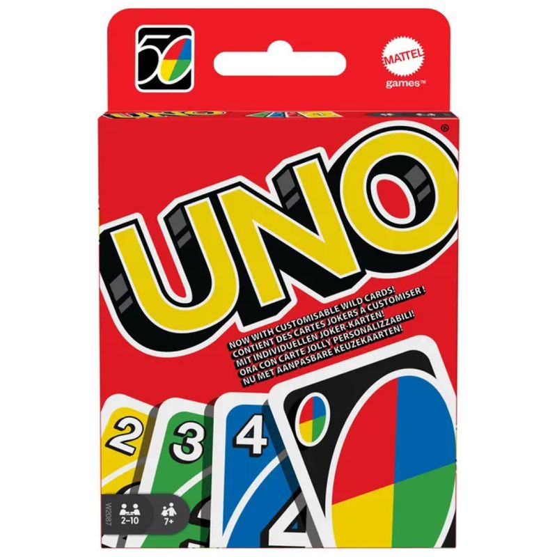Mattel UNO – Gioco di carte classico, 112 carte