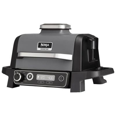 Ninja Woodfire OG701EU Barbecue Elettrico 7 in 1 con Affumicatore e Friggitrice ad Aria, 2400 W Ninja Woodfire OG701EU Barbecue Elettrico 7 in 1 con Affumicatore e Friggitrice ad Aria, 2400 W