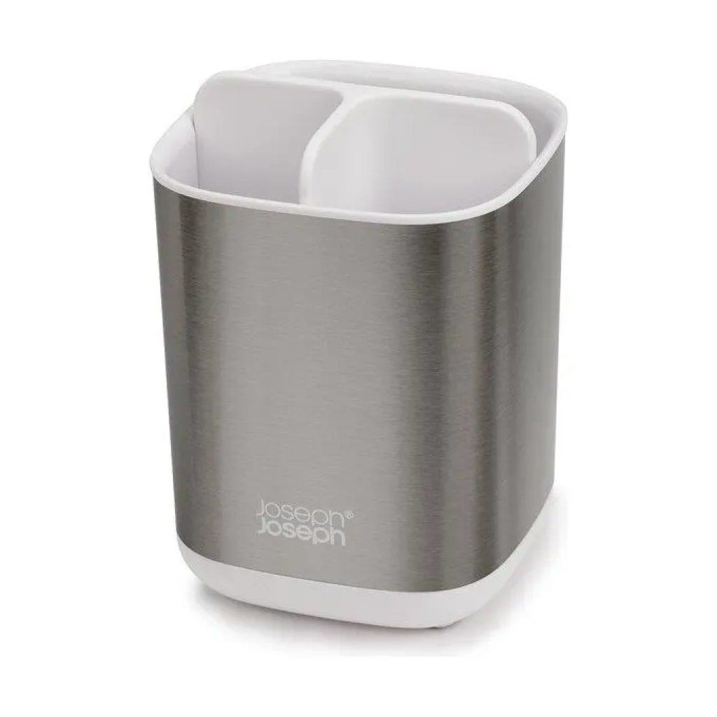 Joseph Joseph Easy Store 70530 – Portaspazzolino da bagno bianco e acciaio inox Joseph Joseph Easy Store 70530 – Portaspazzolino da bagno bianco e acciaio inox