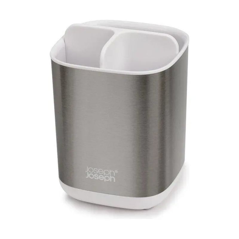 Joseph Joseph Easy Store 70530 – Portaspazzolino da bagno bianco e acciaio inox Joseph Joseph Easy Store 70530 – Portaspazzolino da bagno bianco e acciaio inox