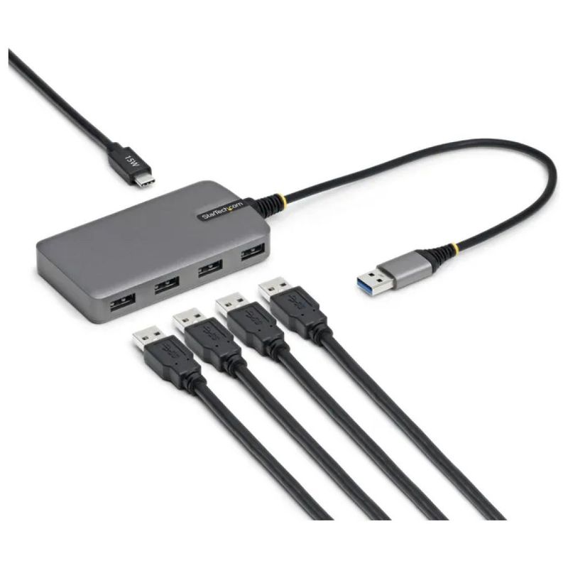 StarTech.com Hub USB-A a 4 porte USB 3.2 Gen 1 con alimentazione USB-C