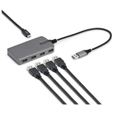 StarTech.com Hub USB-A a 4 Porte, 5 Gbps, con Alimentazione USB-C