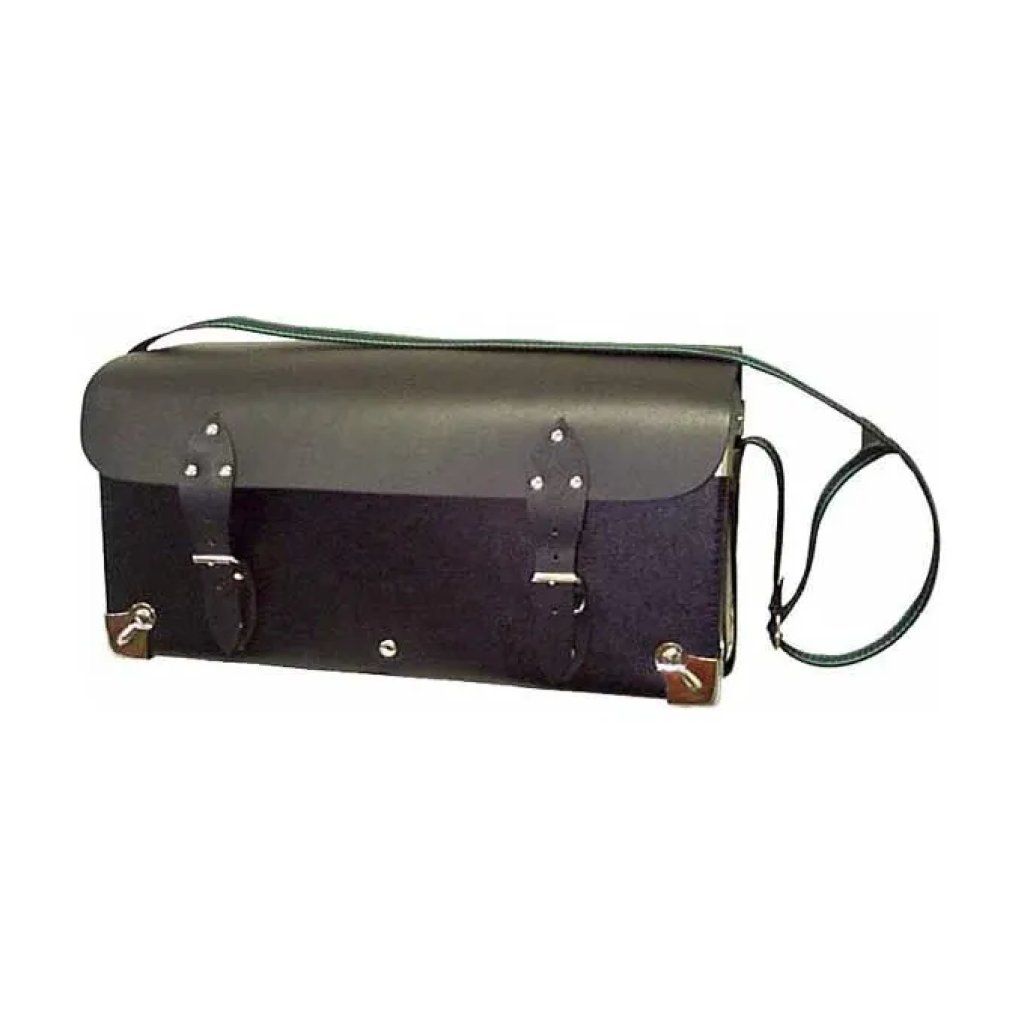 IDRHAUS Borsa per Idraulico Rinforzata 40 × 18 cm, in Similpelle, Nera