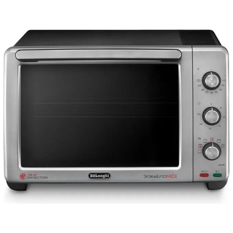 DELONGHI De’Longhi Sfornatutto Midi EO24752 Fornetto Elettrico Ventilato 24 L, 2000 W, 7 Funzioni, Grill DELONGHI De’Longhi Sfornatutto Midi EO24752 Fornetto Elettrico Ventilato 24 L, 2000 W, 7 Funzioni, Grill