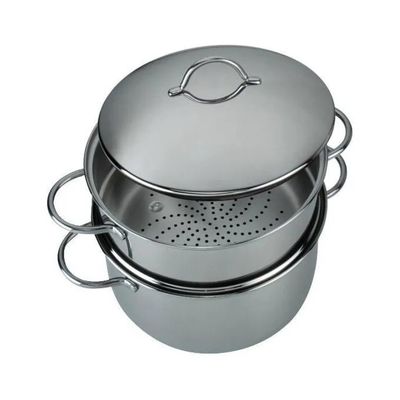 Barazzoni VaporSet 2 in 1 – Set vaporiera in acciaio inox 18/10, 20 cm