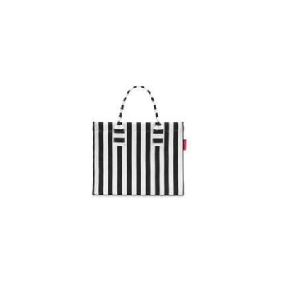 Reisenthel Daily Shopper DN7086 Borsa Tote 14 L a Righe Nero e Bianco
