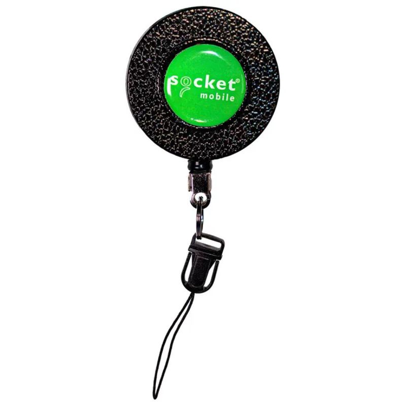 Socket Mobile AC4287-3547 – Clip retrattile industriale in acciaio inox