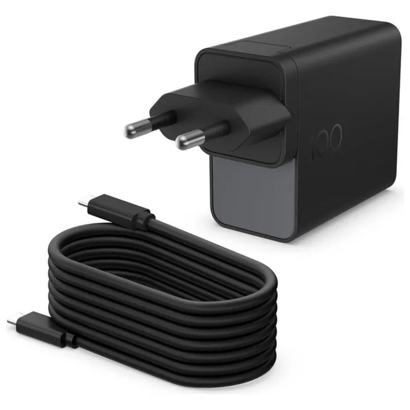 HP CS9V8AA Caricabatterie USB-C GaN 100 W Nero