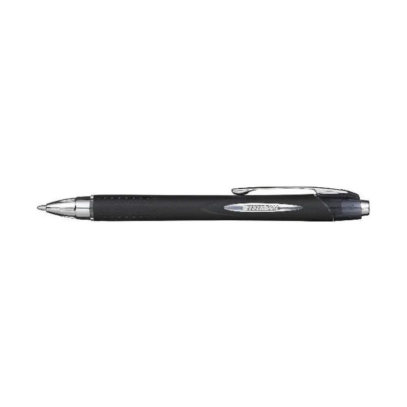 OSAMA Uni-Ball Jetstream SXN-210 Penne Roller a Scatto Nere, Punta 1 mm, Confezione da 12