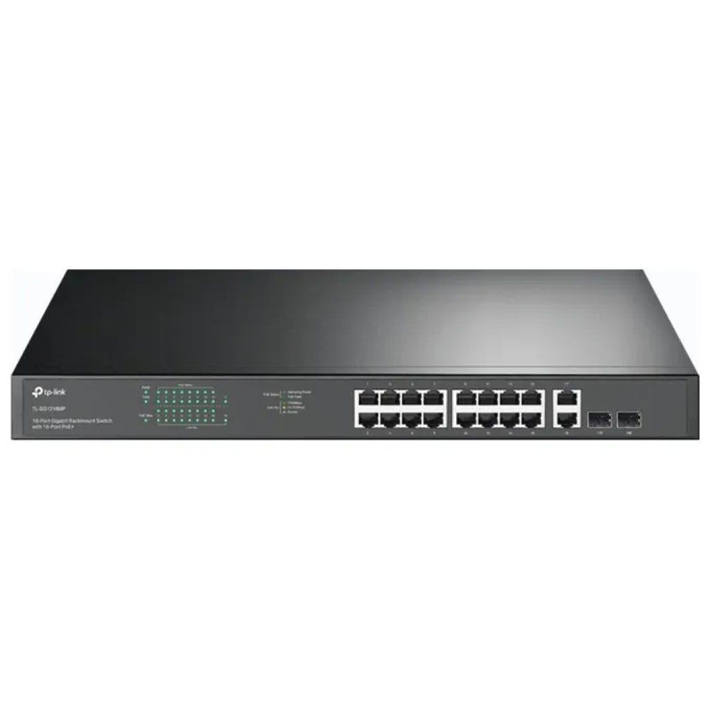 TP-Link TL-SG1218MP Switch Gigabit PoE+ 16 porte