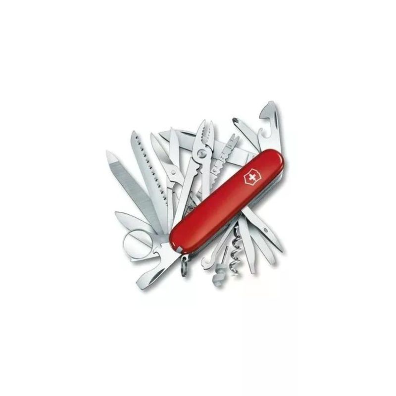 Victorinox Swiss Champ 1.6795.T2-X1 – Coltello multiuso rosso, 33 funzioni