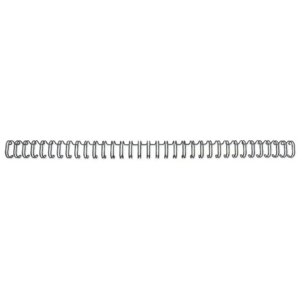GBC WireBind Dorsi Metallici Neri 7,9 mm – Confezione da 100