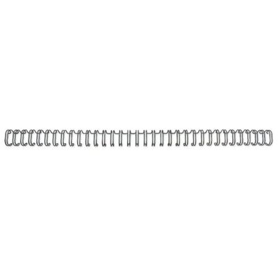 GBC WireBind Dorsi Metallici Neri 7,9 mm – Confezione da 100