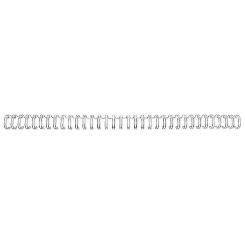 GBC Dorsi Metallici per Rilegatura 8 mm Argento, 100 pz
