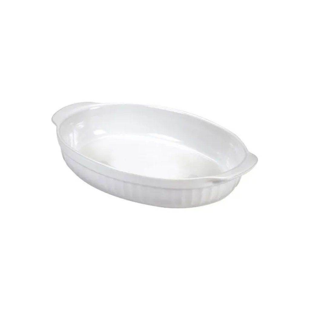 Guardini C00TC4 – Pirofila ovale in ceramica bianca 22,3 × 14 cm
