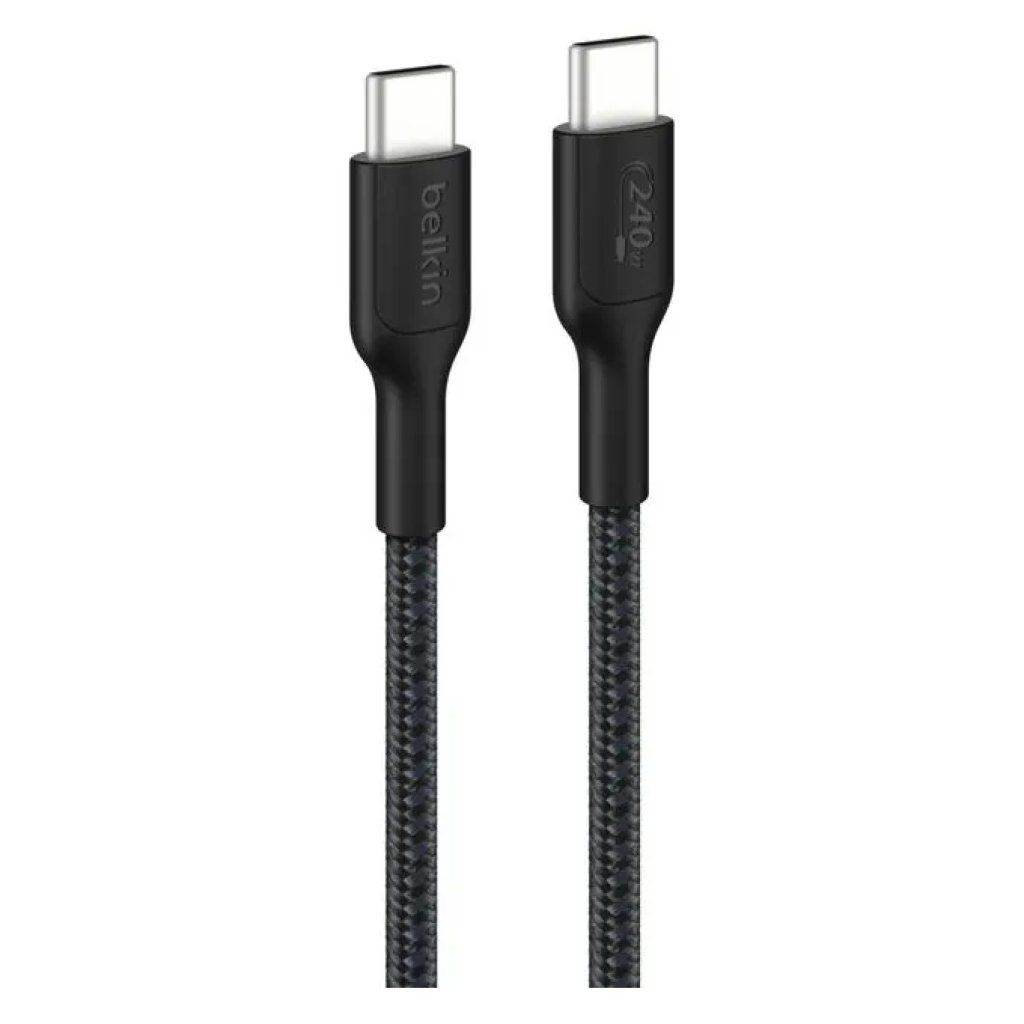 Belkin BoostCharge Pro CAB025HQ2MBK – Cavo USB-C 240 W, 2 m, nero