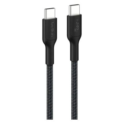 Belkin BoostCharge Pro CAB025HQ2MBK – Cavo USB-C 240 W, 2 m, nero Belkin BoostCharge Pro CAB025HQ2MBK – Cavo USB-C 240 W, 2 m, nero