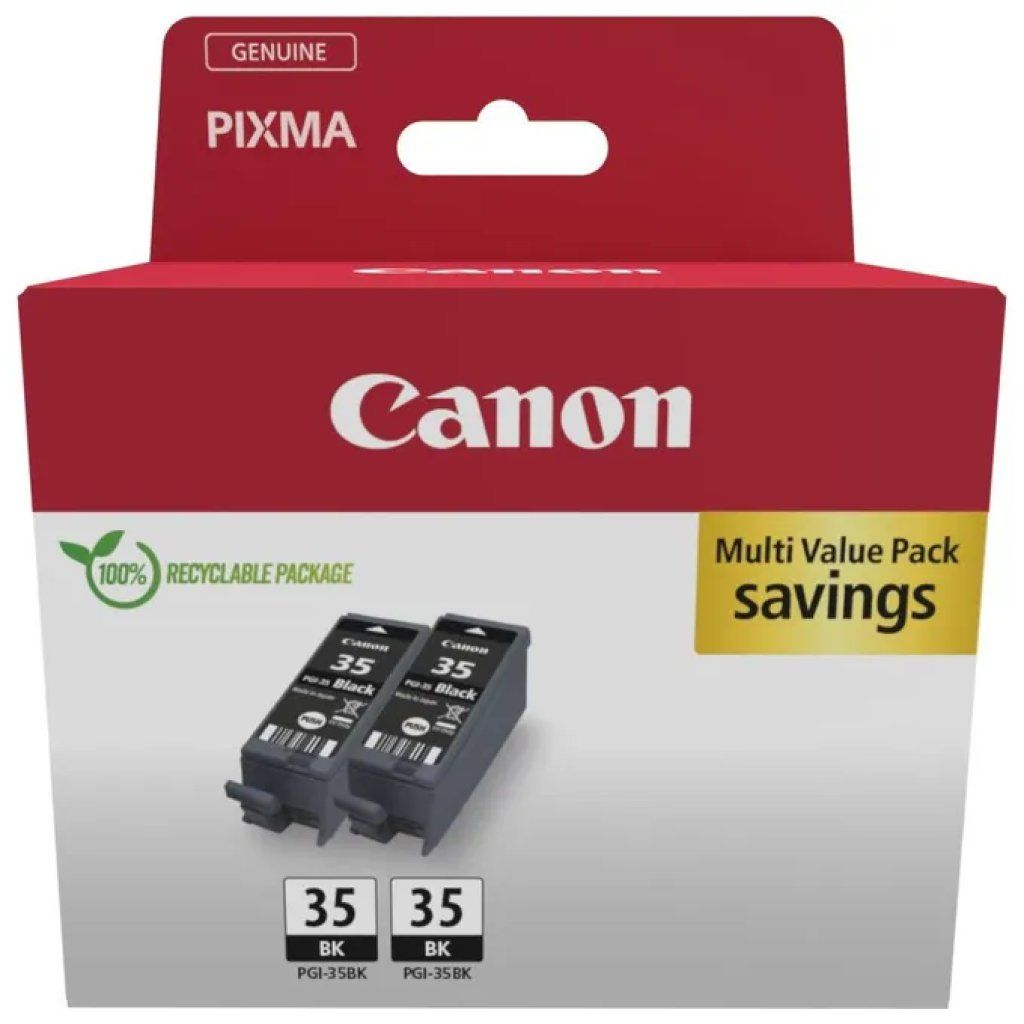 Canon PGI-35BK Twin Pack – 2 cartucce d’inchiostro nero Canon PGI-35BK Twin Pack – 2 cartucce d’inchiostro nero