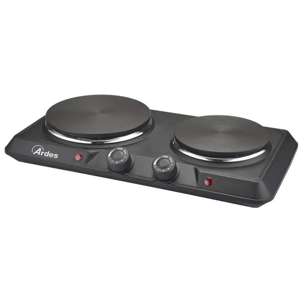 Ardes ARFOEL05 Focus Duo Fornello Elettrico a 2 Piastre, 2500 W Ardes ARFOEL05 Focus Duo Fornello Elettrico a 2 Piastre, 2500 W