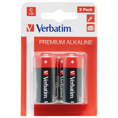Verbatim 49922 – 2 pile alcaline C LR14, 1,5 V