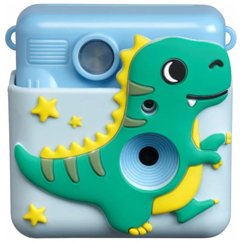 Denver KPC-1363BU Fotocamera per Bambini Blu, 20 MP, Full HD 1080p e Stampa Termica
