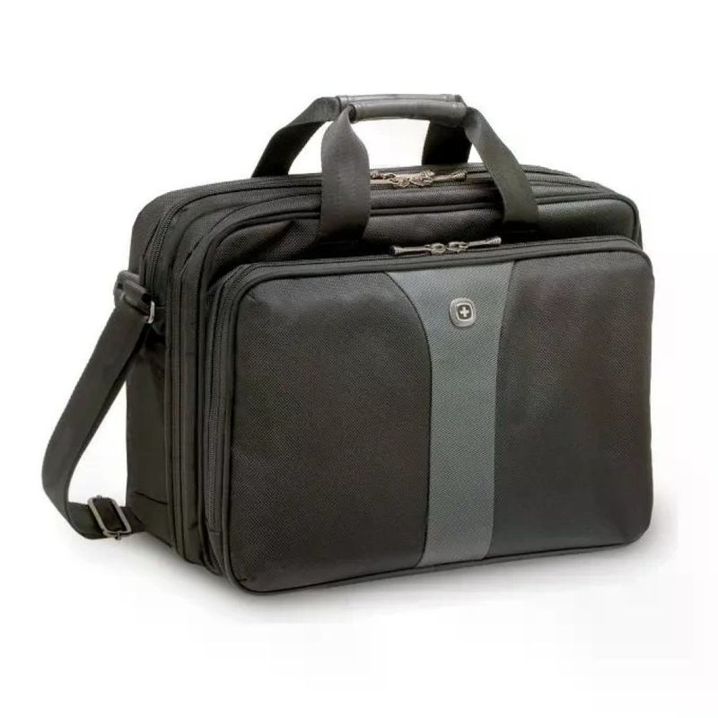 Wenger SwissGear Legacy 16 – Valigetta per Laptop Nera e Grigia