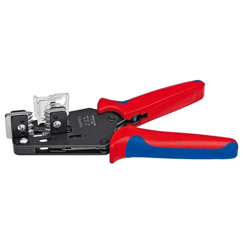 KNIPEX 12 12 10 Spelacavi di precisione con lame intercambiabili, 2,5–10 mm²