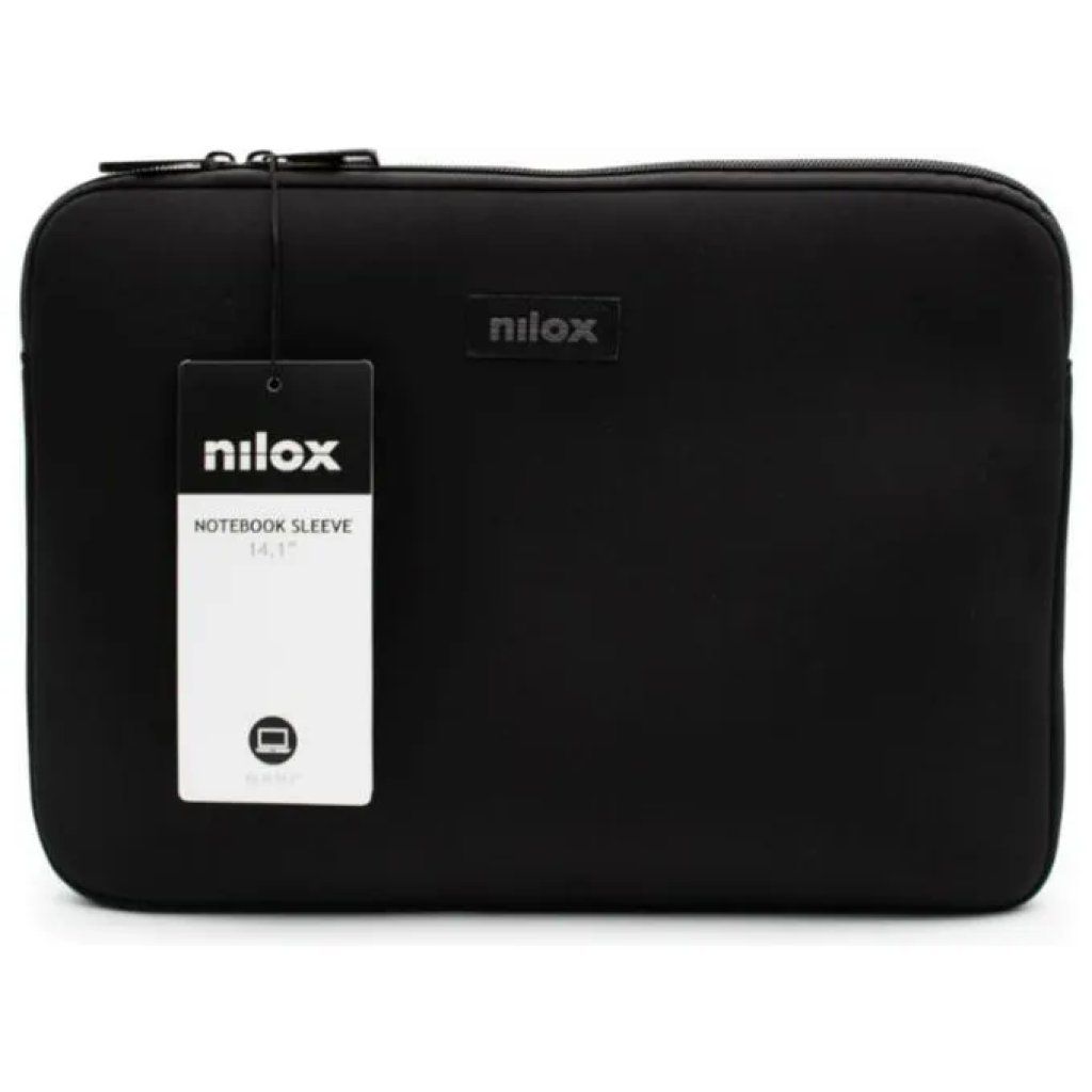 Nilox NXF1401 Custodia Sleeve per Notebook fino a 14,1″, Neoprene, Nero Nilox NXF1401 Custodia Sleeve per Notebook fino a 14,1″, Neoprene, Nero
