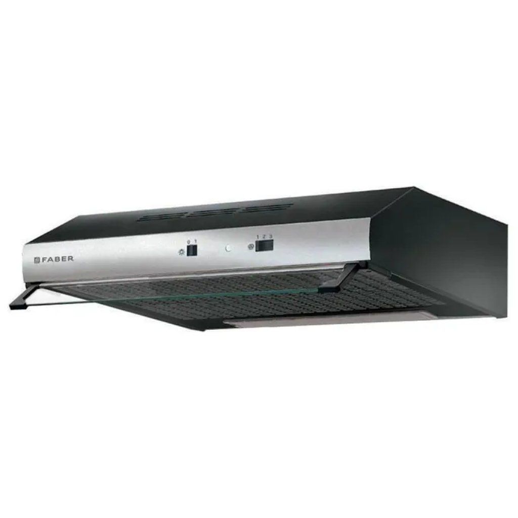 Faber TCH04 Cappa Sottopensile 60 cm, 305 m³/h, Nero Inox