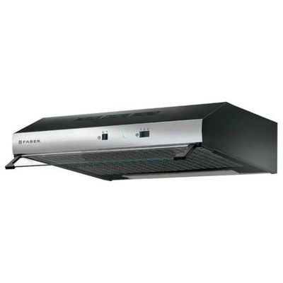 Faber TCH04 Cappa Sottopensile 60 cm, 305 m³/h, Nero Inox