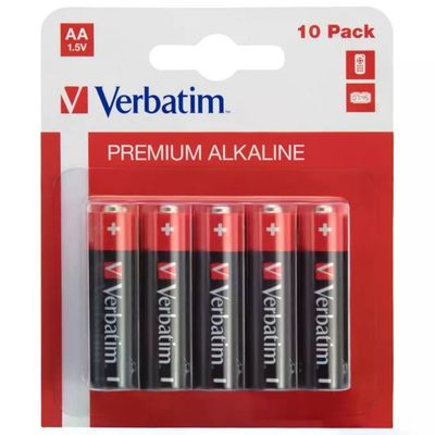 Verbatim Premium Alkaline AA 1,5 V – 10 batterie