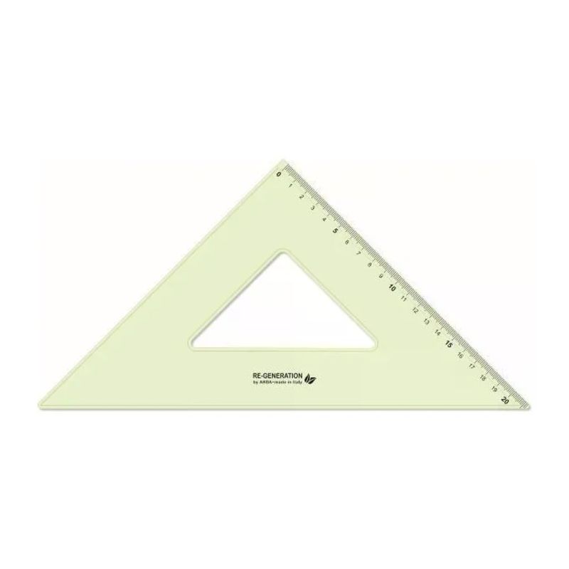 ARDA Squadra 45° ARDA Re-Generation 30 cm in plastica riciclata