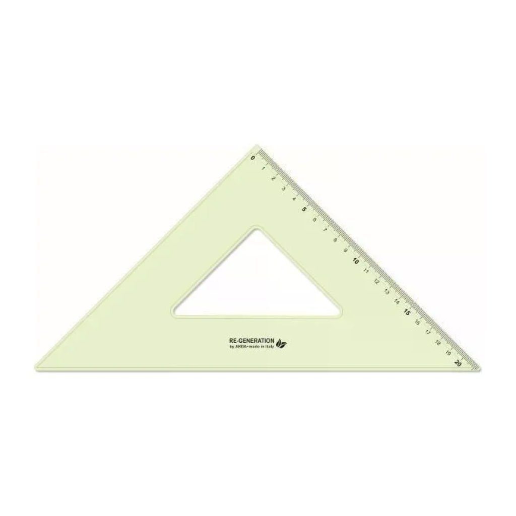 ARDA Squadra da disegno ARDA Re-Generation 45° – 30 cm