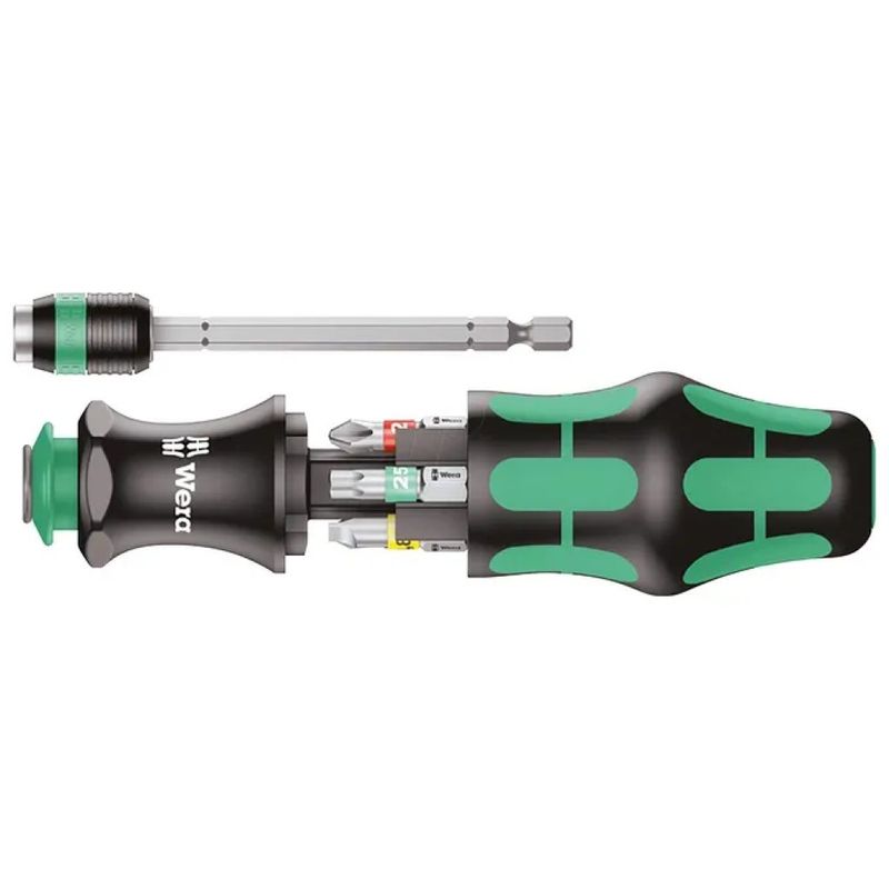 Wera Kraftform Kompakt 20 – Set di cacciavite 7 pezzi con punte intercambiabili