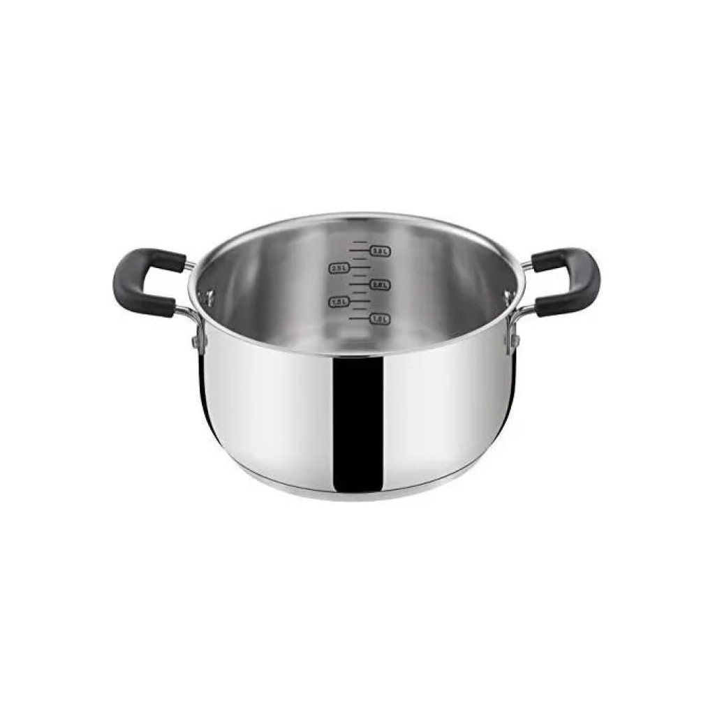 Lagostina Pratica Casseruola Fonda 22 cm in Acciaio Inox