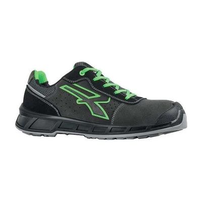 U-Power Taylor Scarpe Antinfortunistiche S1PS FO SR ESD Metal Free, Nero e Verde, Taglia 40 U-Power Taylor Scarpe Antinfortunistiche S1PS FO SR ESD Metal Free, Nero e Verde, Taglia 40