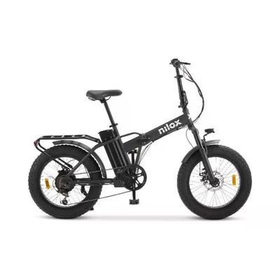 Nilox X8 Pro bici elettrica pieghevole 20 pollici, nero acciaio
