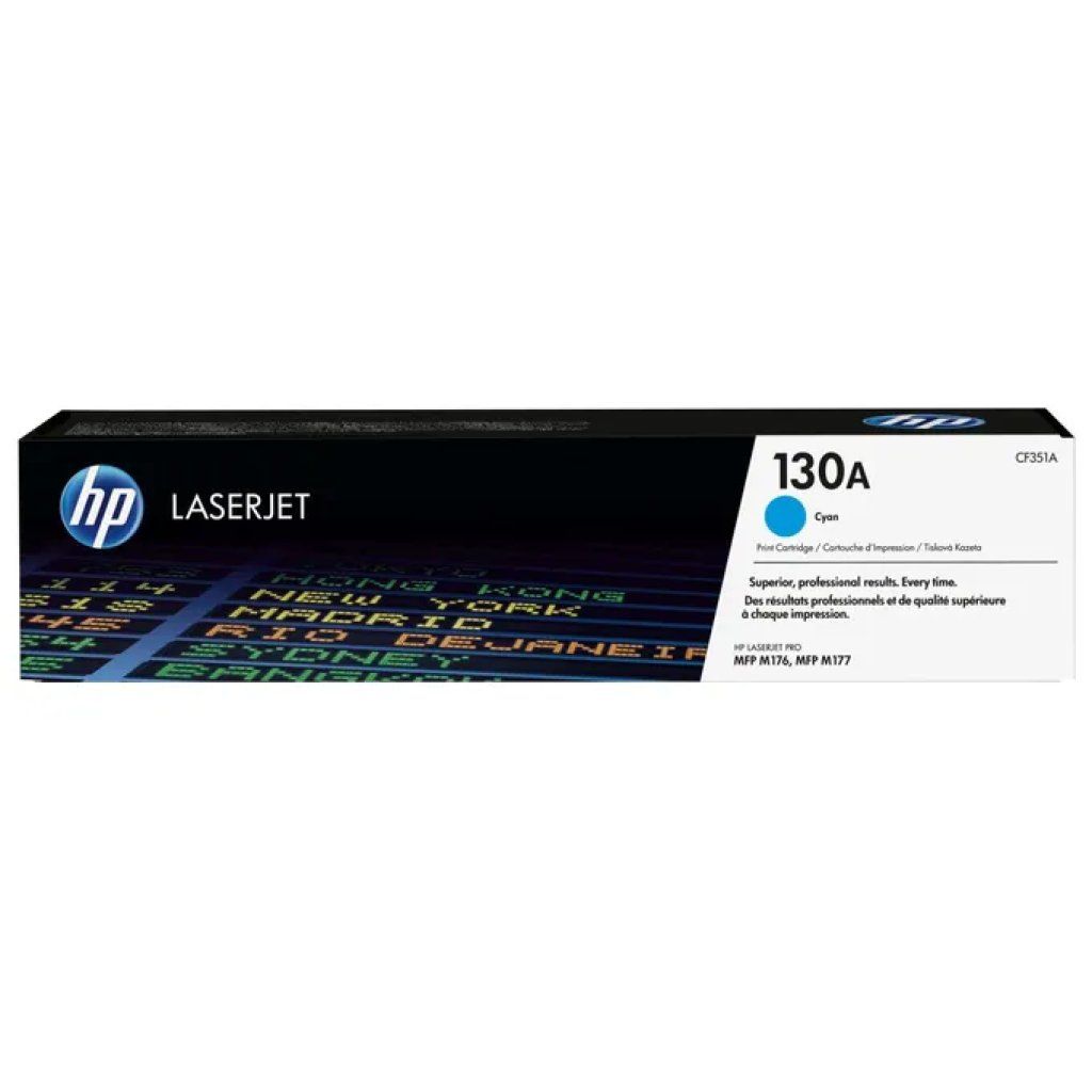 HP 130A CF351A Toner Originale Ciano, 1.000 Pagine HP 130A CF351A Toner Originale Ciano, 1.000 Pagine