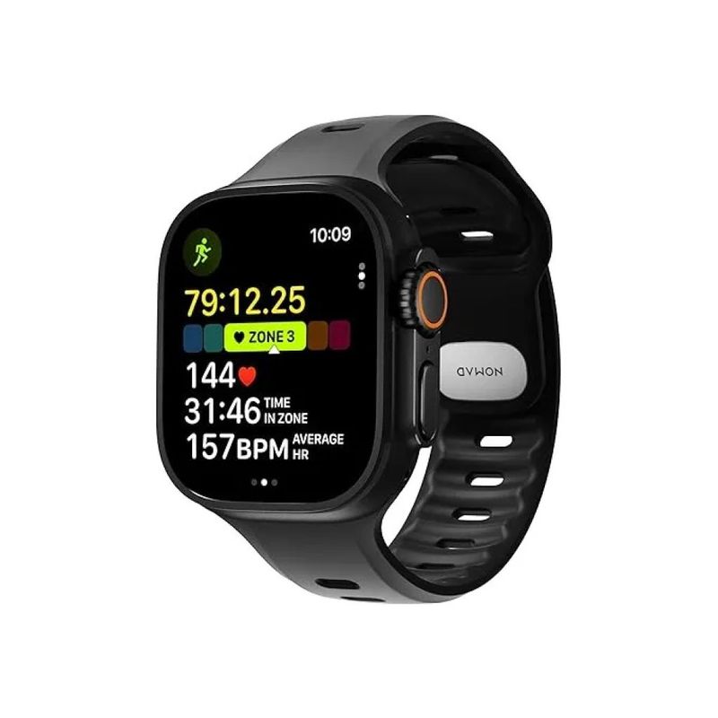 Nomad Tempo Band cinturino nero in gomma FKM per Apple Watch Ultra 49 mm Nomad Tempo Band cinturino nero in gomma FKM per Apple Watch Ultra 49 mm