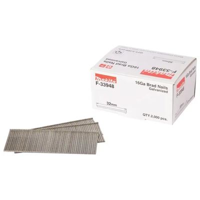 Makita F-33948 Chiodi Brad zincati 16 Ga, 32 mm, confezione da 2000