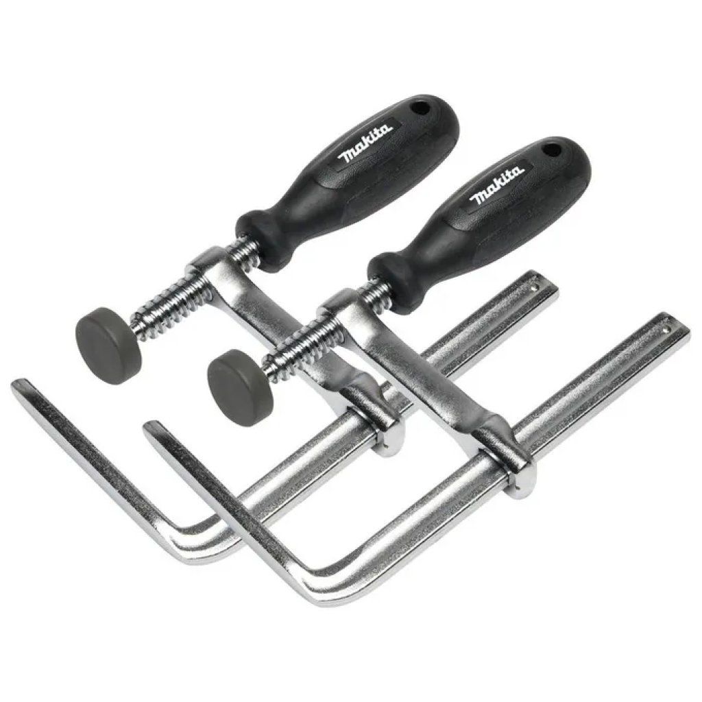 Makita 194385-5 – Coppia di morsetti per binario guida