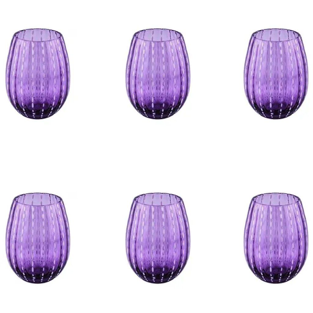 VDE TIVOLI 1996 Villa d'Este Shiraz – Set 6 bicchieri da acqua Provence, 525 ml
