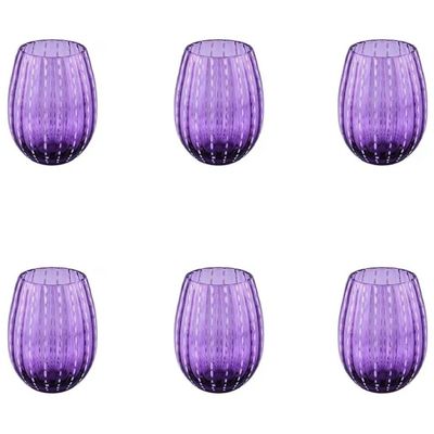 VDE TIVOLI 1996 Villa d'Este Shiraz – Set 6 bicchieri da acqua Provence, 525 ml