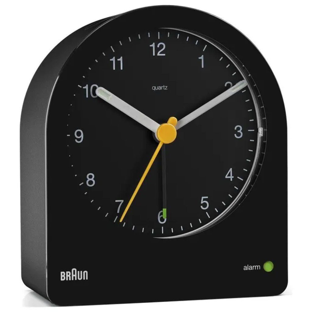 Braun BC22B Sveglia analogica al quarzo nera