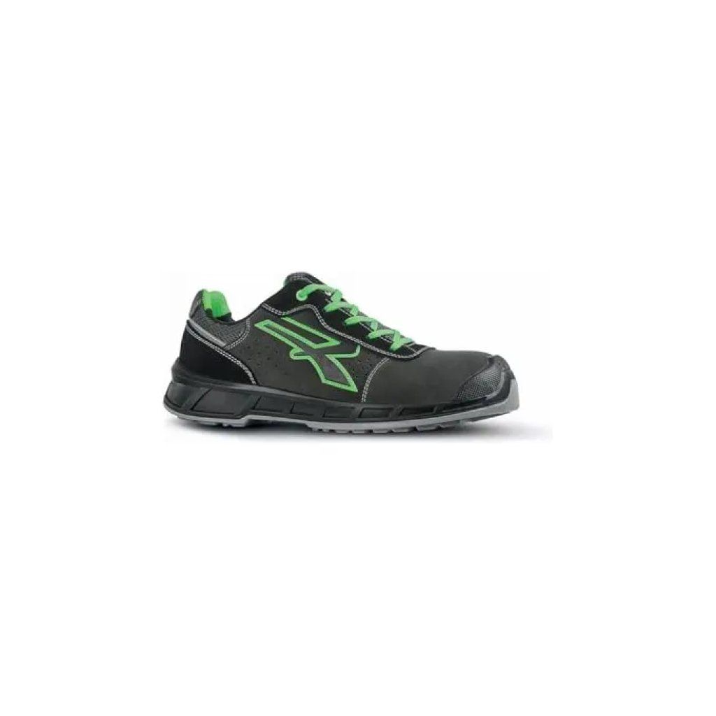 U-Power Taylor RK20016 S1PS ESD – Scarpe antinfortunistiche nere e verdi, taglia 41
