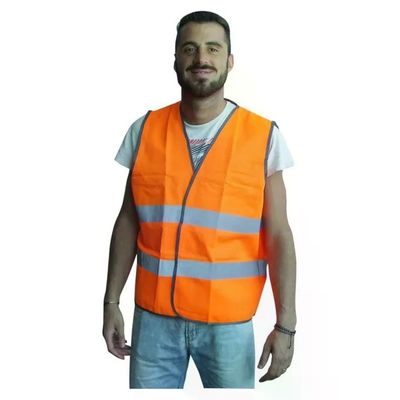 NERI Gilet Alta Visibilità Arancione NERI 01210N con Bande Rifrangenti