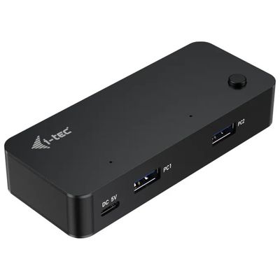 I-TEC Hub KVM USB-C e USB-A 3.0 per 2 computer