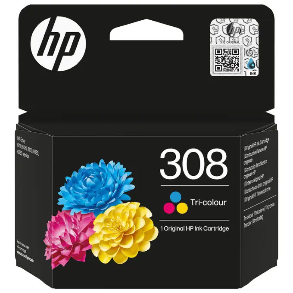 HP Cartuccia HP 308 Originale Tricromia Ciano Magenta Giallo HP Cartuccia HP 308 Originale Tricromia Ciano Magenta Giallo